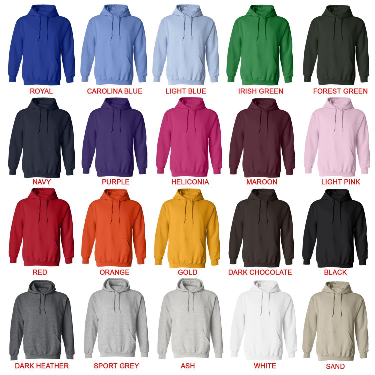 hoodie color chart - Keshi Store