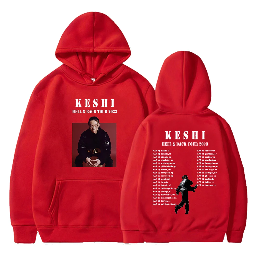 Keshi Merch Hell Black Tour 2023 Sweatshirt Cotton Fleece Hoodie Back Print Streetwear Women Men Clothes 1 - Keshi Store